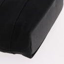 Salvatore Ferragamo Hand Bag Canvas Black Gold Auth bs36090A-10