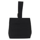 Salvatore Ferragamo Hand Bag Canvas Black Gold Auth bs36090A-3