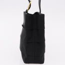 Salvatore Ferragamo Hand Bag Canvas Black Gold Auth bs36090A-4