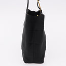 Salvatore Ferragamo Hand Bag Canvas Black Gold Auth bs36090A-5