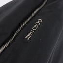 Jimmy Choo Shoulder Bag Leather Black Silver Auth bs36091A-17