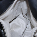 Jimmy Choo Shoulder Bag Leather Black Silver Auth bs36091A-24