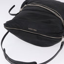 Jimmy Choo Shoulder Bag Leather Black Silver Auth bs36091A-6