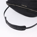 Jimmy Choo Shoulder Bag Leather Black Silver Auth bs36091A-7