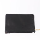 CELINE Hand Bag Leather Black Gold Auth bs36094V-21