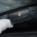 GUCCI GG Supreme Sherry Line Boston Bag PVC Navy Gold 012 3842 39 Auth bs36096-18