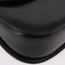 GUCCI Bamboo Hand Bag Leather 2way Black Gold 000 1364 0633 Auth bs36097V-9