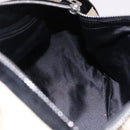 SAINT LAURENT Hand Bag Canvas Beige Silver Auth bs36099A-18