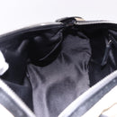 SAINT LAURENT Hand Bag Canvas Beige Silver Auth bs36099A-19