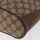GUCCI GG Supreme Web Sherry Line Bag PVC Beige Gold 164 02 034 Auth bs36100-16