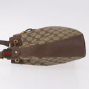 GUCCI GG Supreme Web Sherry Line Bag PVC Beige Gold 164 02 034 Auth bs36100-4