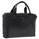 GUCCI Hand Bag Canvas Black Silver Auth bs36102-1