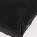 GUCCI Hand Bag Canvas Black Silver Auth bs36102-14