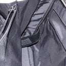 GUCCI Hand Bag Canvas Black Silver Auth bs36102-23