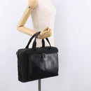 GUCCI Hand Bag Canvas Black Silver Auth bs36102-28