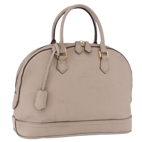 LOUIS VUITTON Parnasea Alma PM Hand Bag Leather Galet M48892 LV Auth bs36103