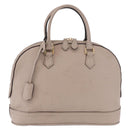 LOUIS VUITTON Parnasea Alma PM Hand Bag Leather Galet M48892 LV Auth bs36103-2