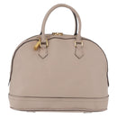 LOUIS VUITTON Parnasea Alma PM Hand Bag Leather Galet M48892 LV Auth bs36103-3