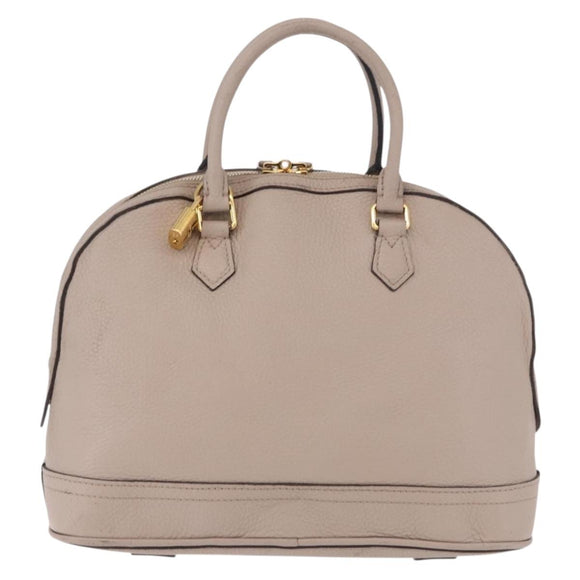 LOUIS VUITTON Parnasea Alma PM Hand Bag Leather Galet M48892 LV Auth bs36103