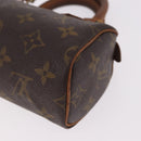 LOUIS VUITTON Monogram Mini Speedy Hand Bag M41534 LV Auth bs36105-16