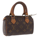 LOUIS VUITTON Monogram Mini Speedy Hand Bag M41534 LV Auth bs36105-1