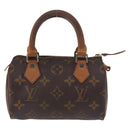 LOUIS VUITTON Monogram Mini Speedy Hand Bag M41534 LV Auth bs36105-13