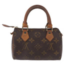 LOUIS VUITTON Monogram Mini Speedy Hand Bag M41534 LV Auth bs36105-2