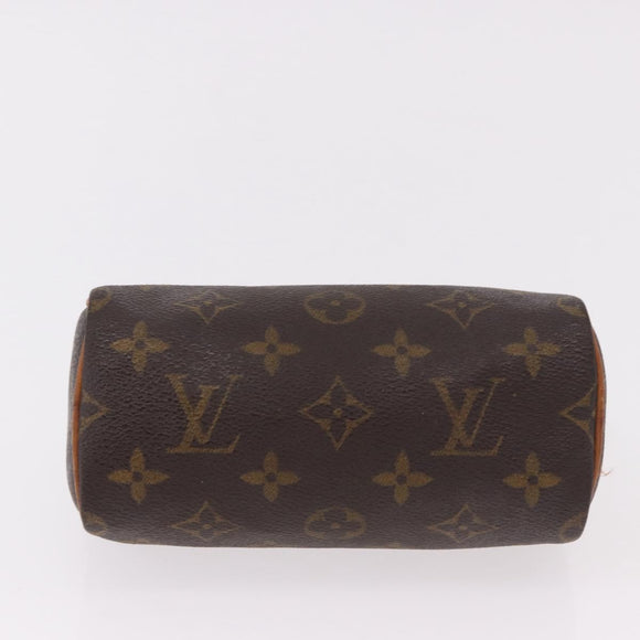 LOUIS VUITTON Monogram Mini Speedy Hand Bag M41534 LV Auth bs36105