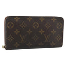 LOUIS VUITTON Monogram Porte Monnaie Zip Long Wallet M61727 LV Auth bs36107-1