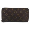 LOUIS VUITTON Monogram Porte Monnaie Zip Long Wallet M61727 LV Auth bs36107-13
