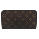LOUIS VUITTON Monogram Porte Monnaie Zip Long Wallet M61727 LV Auth bs36107-2