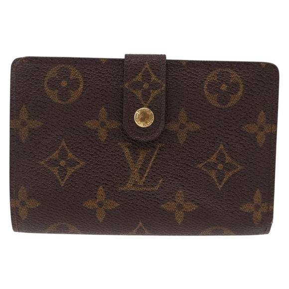 LOUIS VUITTON Monogram Porte Monnaie Billets Viennois Wallet M61663 Auth bs36108