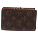 LOUIS VUITTON Monogram Porte Monnaie Billets Viennois Wallet M61663 Auth bs36108-2