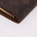 LOUIS VUITTON Monogram Porte Monnaie Billets Viennois Wallet M61663 Auth bs36108-8