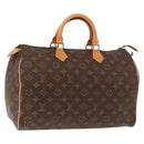 LOUIS VUITTON Monogram Speedy 35 Hand Bag Vintage M41524 LV Auth bs36112A-1