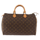 LOUIS VUITTON Monogram Speedy 35 Hand Bag Vintage M41524 LV Auth bs36112A-13