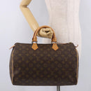LOUIS VUITTON Monogram Speedy 35 Hand Bag Vintage M41524 LV Auth bs36112A-21