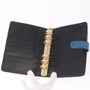 LOUIS VUITTON Epi Agenda MM Day Planner Cover Blue R20055 LV Auth bs36113-8