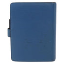 LOUIS VUITTON Epi Agenda MM Day Planner Cover Blue R20055 LV Auth bs36113-2