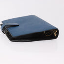 LOUIS VUITTON Epi Agenda MM Day Planner Cover Blue R20055 LV Auth bs36113-5