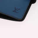 LOUIS VUITTON Epi Agenda MM Day Planner Cover Blue R20055 LV Auth bs36113-14