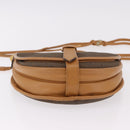 SAINT LAURENT Shoulder Bag PVC Canvas Beige Gold Auth bs36115-10