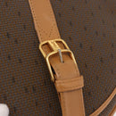 SAINT LAURENT Shoulder Bag PVC Canvas Beige Gold Auth bs36115-16