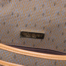 SAINT LAURENT Shoulder Bag PVC Canvas Beige Gold Auth bs36115-18