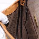 SAINT LAURENT Shoulder Bag PVC Canvas Beige Gold Auth bs36115-21