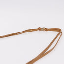 SAINT LAURENT Shoulder Bag PVC Canvas Beige Gold Auth bs36115-8