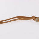 SAINT LAURENT Shoulder Bag PVC Canvas Beige Gold Auth bs36115-9
