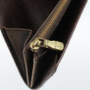 LOUIS VUITTON Damier Ebene Portefeuille Sarah Long Wallet N60491 LV Auth bs36121-10