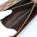 LOUIS VUITTON Damier Ebene Portefeuille Sarah Long Wallet N60491 LV Auth bs36121-11