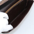 LOUIS VUITTON Damier Ebene Portefeuille Sarah Long Wallet N60491 LV Auth bs36121-18